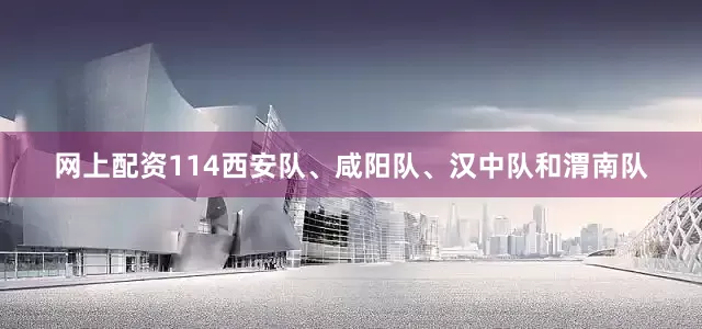网上配资114西安队、咸阳队、汉中队和渭南队