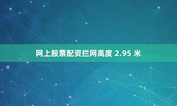 网上股票配资拦网高度 2.95 米
